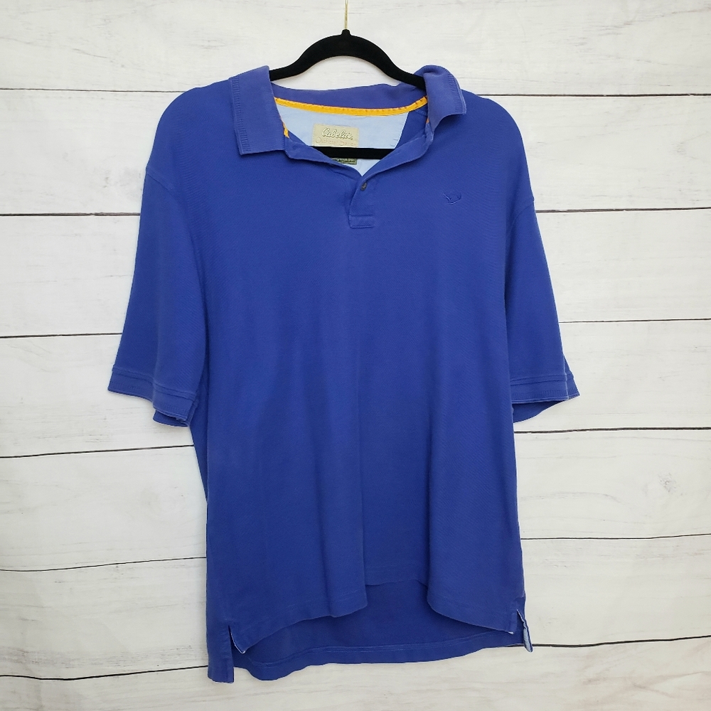 Sold Elsewhere - Cabela's Blue Polo Top - Picture 1 of 3